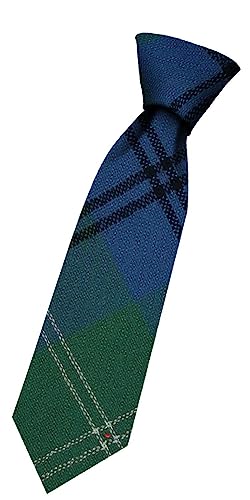 Cravate en laine Melville Ancient Tartan tissée main en Écosse pour enfant