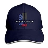 Unisex Peaked Hat 9/11 Never Forget 20th Anniversary Adjustable Baseball Cap Sandwich Dad Hats...