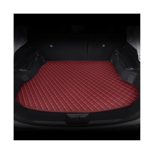 Tapis de coffre pour Tiguan antidérapant accessoire protection voiture bordeaux