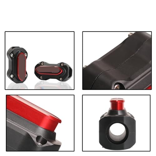 Bloc décoratif moto anti-collision pour protection de pare-chocs