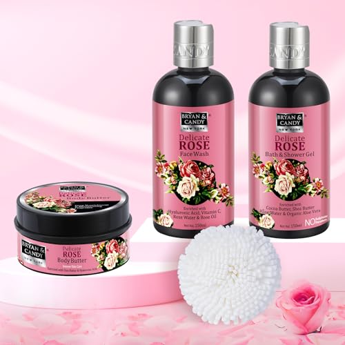Bryan & Candy Delicate Rose Heart Kit Collection| Women's Day Gift Set For Women