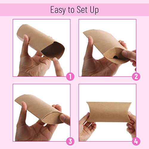 Mr. Pen PLL25 Kraft Pillow Boxes thumb #3