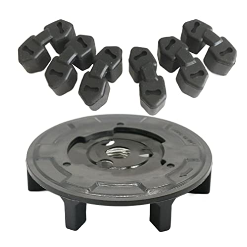 Ronyme Kit de reparación de compresor de cubo de embrague de compresor de CA, reemplazo directo para 5SE09C 5Seu12C, Cubo y Goma