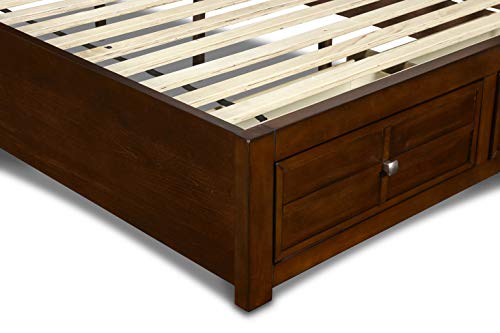 New Classic Furniture Kensington Storage Bed, Full, Burnished Cherry #TOP5