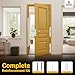 Armor Concepts Door Armor MAX Single Door Security Kit, Door Reinforcement Set for Jamb, Frame & Hinges, 5-Piece Door Lock Security, 30-Min Installation, Corrosion Proof, White