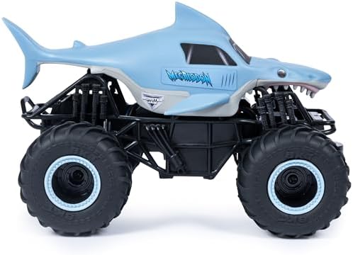 Monster Jam, Official Megalodon Remote Control Monster Truck for Boys and Girls, 1:24 Scale, 2.4 GHz, Kids Toys for Ages 4 and U - View 6