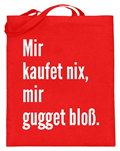 Sachet en toile de jute rouge rubis, grand cabas de haute résistance aux finitions soignées