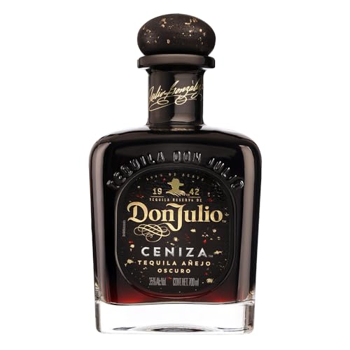 Don Julio, Tequila Añejo Oscuro Edición Especial Ceniza 700 ml, Notas Dulces Ahumadas, Cacao y Roble Tostado