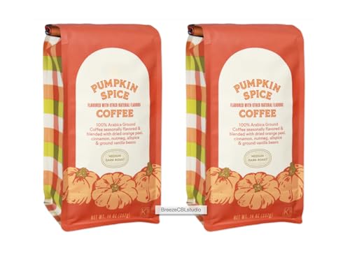 Pumpkin Spice Coffee Trader joe 100% Arabica Ground Coffee, Medium
