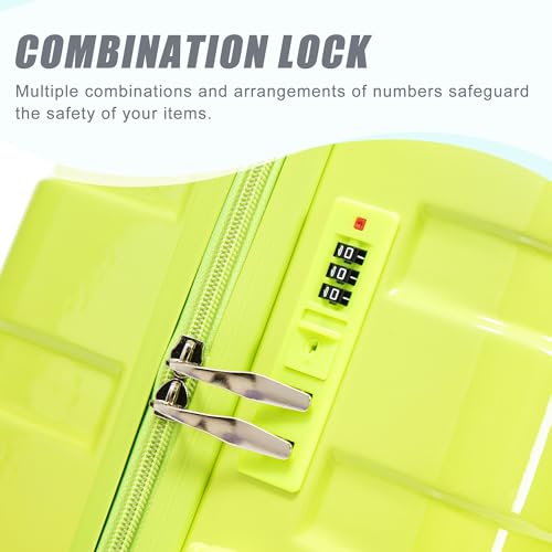 Image of Hardshell Luggage, Lightweight Durable PC Suitcase with Double Spinner Wheels