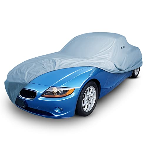 Image of iCarCover Premium Car Cover for 2009-2026 BMW Z4 Heavy Duty Waterproof All-Weather Automobiles Custom Fit Indoor Outdoor UV Snow Protection Covers with Straps and Bag