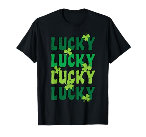 Día de San Patricio Lucky Saint Paddys Pattys para hombres, mujeres y niños Camiseta
