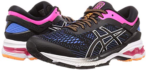 Tênis Asics Gel-Kayano 26 Preto/Azul Feminino (38)