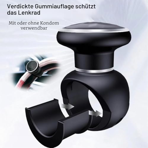 FiTspi Lenkradknauf Spinner, universelles Lenkrad-Hilfswerkzeug für Autos, Lkws, Traktoren, Mähmaschinen, Gabelstapler – Ideal für Fahrer
