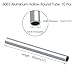 10 Pcs 12-Inch Length Aluminum Tubes,3/8
