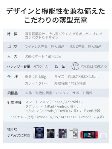 BRAVE BIRD モバイルバッテリー POWER X3 の商品画像 6
