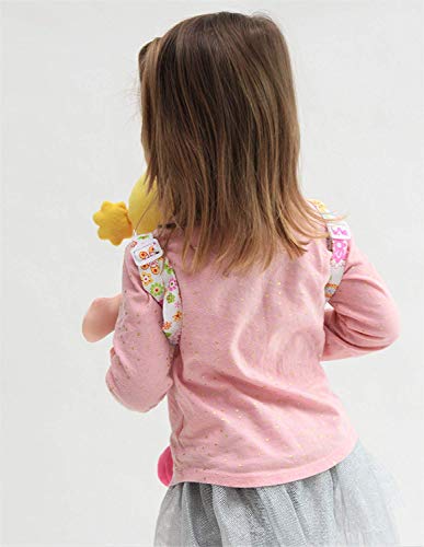 Baby Whitney Patchwork Pink Doll Front Carrier With Straps #TOP6