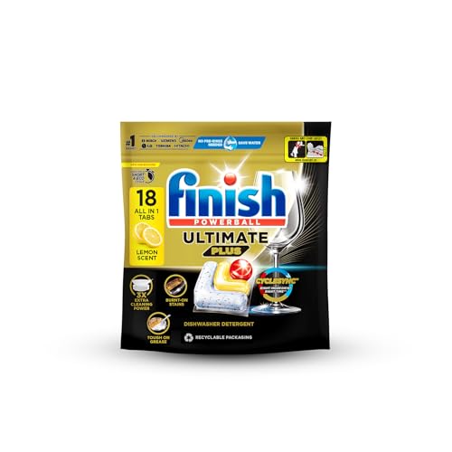 Finish Dishwasher Detergent Tablet All In One Ultimate Plus 18 tabs