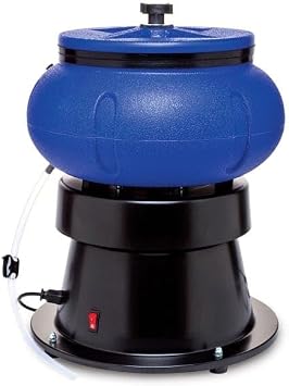 Vibratory Tumbler 8kg for Rust Removal Deburring & Metal Parts Polishing