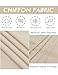 BEAUTELICATE - Chal largo de gasa, 25 colores Beige champán talla única