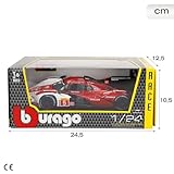 Bburago PORSCHE PENSKE 963 GTP - 1:24 Scale - Incredibly Detailed Die-Cast Replica Collectible Car, Blue - Image 5