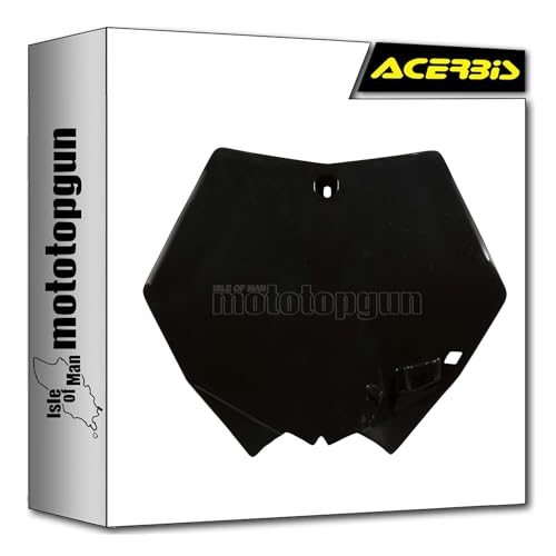 Porte numéro avant Acerbis noir pour réparer le plastique cassé de votre KTM SX-F 350