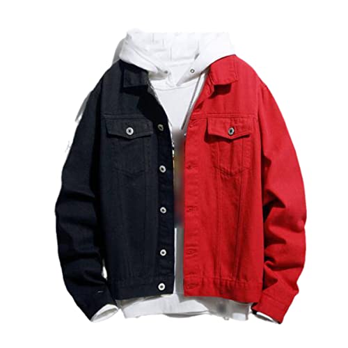 Veste en jean homme style bomber en denim polyvalent avec col souple moderne