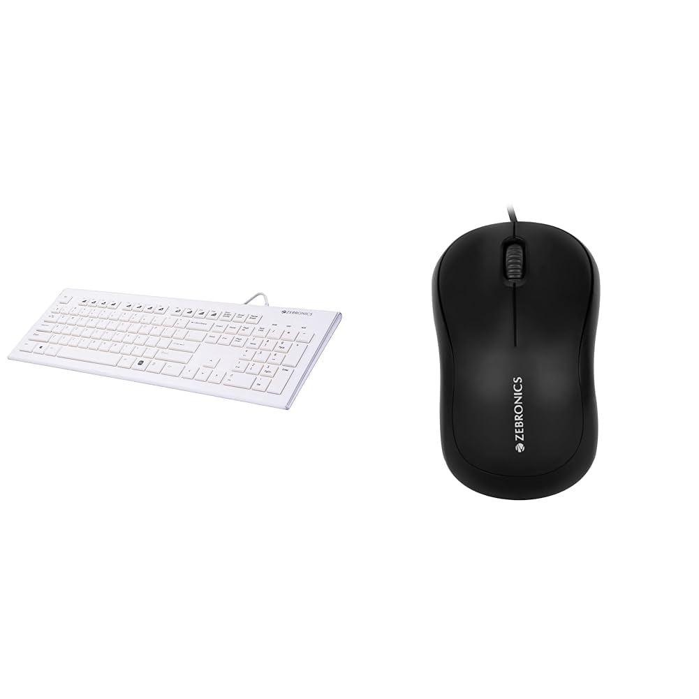 ZEBRONICS Zeb-DLK01 Wired USB Multimedia Keyboard with 104 UV Coated Keys, Rupee Key, 12 Hot Keys(Wh (B0BNVTT3QN) Amazon Price History, Amazon Price Tracker