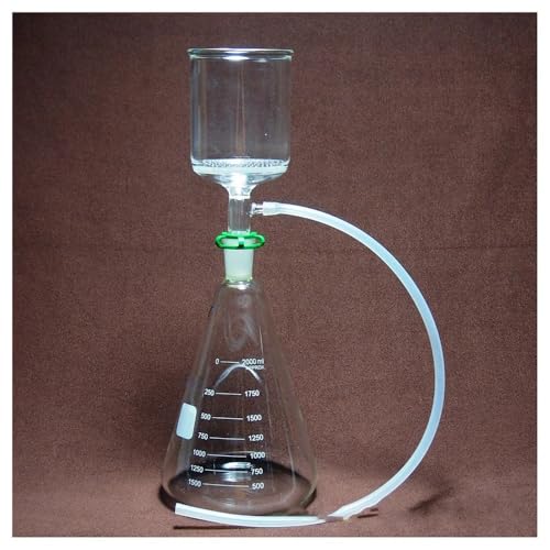 Kit d'aspiration de laboratoire 2000 ml avec entonnoir Büchner 90 mm et flacon 2L