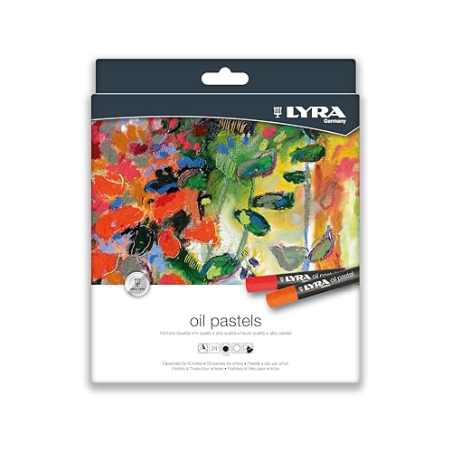 Lyra Oil Pastels, pasteles al óleo para bellas artes, estuche 24 unidades