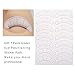 30 Pairs Practice Lashes for Lash Extensions Training Eyelash Extension Supplies Practice Strips Thin Band 8mm Mimic Natural Eyelash for Mannequin Head Tech Must Haves by EMEDA