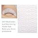 25 Pairs Practice Lashes for Lash Extensions Training Eyelash Extension Practice Lash Strips to Make Own Lashes Thin Band 8mm Mimic Natural Eyelash for Mannequin Head by EMEDA