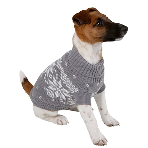 Kerbl Pet Pullover Lillehammer, Grau/weiß, 30 cm