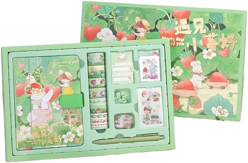 Yozuki ���L�� ���w�� ���x���m�[�g �V�X�e���蒠 ������ ���[��Z�b�g �v���[���g �y�� �����^�� ���킢�� �ϖ��� ���C�z�� �u�b�N�}�[�N�t�� 3D�^�C�g���y�[�W DIY �ޗ����΂� ���� �i�w �V�w�� ���蕨 ���ƋL�O�i �a���� �q���p ����