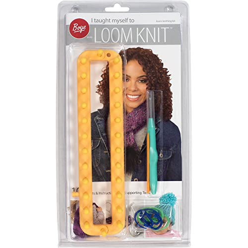 Boye Learn to Loom Knit Kit for Beginners, Makes...