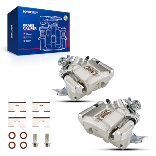 Image of KAX Disc Brake Caliper Assembly Fit for Acura RSX 2002-2006, Honda Civic 2002-2005 2.0L, Rear Side 2PC Set