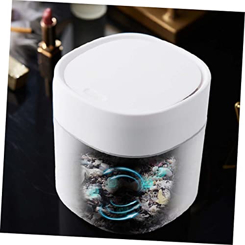 Papelera de Escritorio Compacta MAGICLULU Blanca miniatura 3