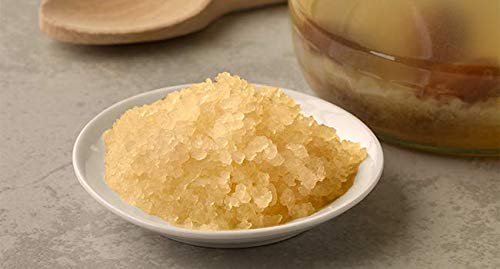 Fermentaholics ORGANIC Water Kefir Grains - Live Starter Culture - Makes a Quart Batch - 70 Grams of Starter Grains - Brew Your Own Water Kefir At Home