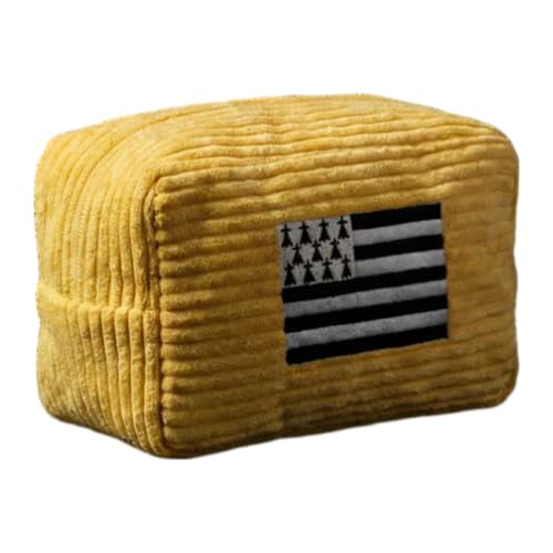 French Bandit - Jouet Beurre Salé pour Chien – Chiens Joueurs - Jouet en Peluche Squeaky à Couinement avec Corde – Jouet d’Occupation Durable pour Chiens