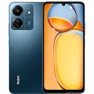 Redmi Xiaomi 13C 4G LTE (256GB + 8GB) Factory Unlocked Global ROM GSM 6.74″ 50MP Triple Camera (Tello Mint & Global) + Free Fast Car Charger (Navy Blue Global ROM)