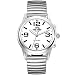 Produktbild ViLoSa Deutsch Sprechende Armbanduhr Uhr, Sprechuhr mit Edelstahlband für Jalousien und ältere German Talking Watch for Blind Announcement of Time, Date and Day of The Week, for Seniors