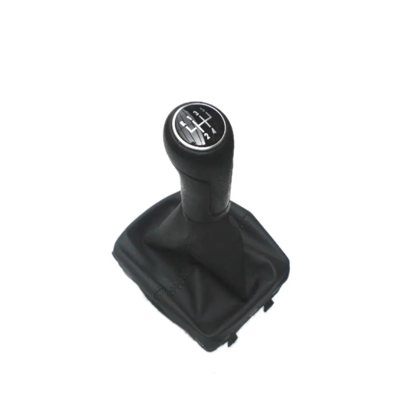 Bwsdmzjqrt 5Speed Car Gear Shifter Knob For Vw For Polo 9N 9N2 2002 2003 2004 2005 2006 2007 2008 2009 5 Speed Car Gear Shift Knob With Gaitor