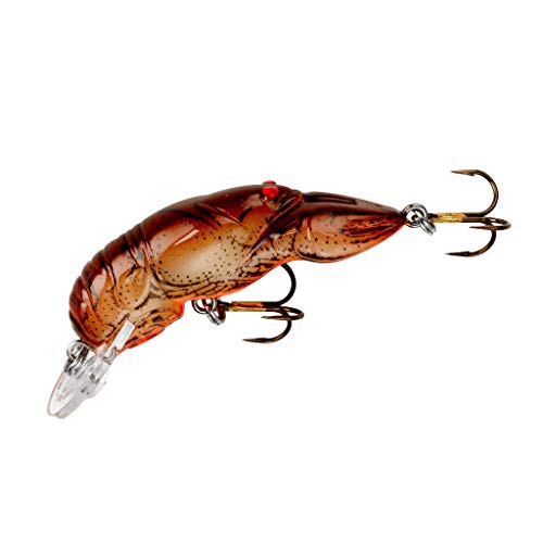 Rebel F76-75 Wee Crawfish, 1/5-Ounce, 2-Inch, Brown