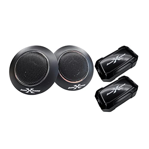 Pair - SoundXtreme 1000W 6.5-Inch 2-Way Car Audio Component Speaker System 6-1/2in Car Audio Speaker for Car, ATV, RV, Motorcycle, Boat