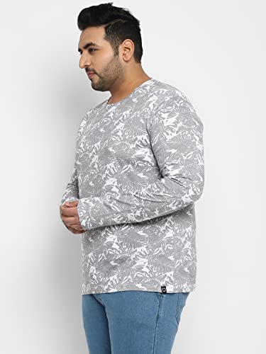 Image of Urbano Plus Men's Printed Full Sleeve Regular Fit Cotton T-Shirt