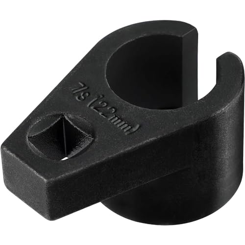 PAIKIUU Oxygen Sensor Socket 22mm 3/8 Inch Lambda Sensor Socket Removal Wrench Tool with Wide Side Cutout for Most Vehicles and Trucks