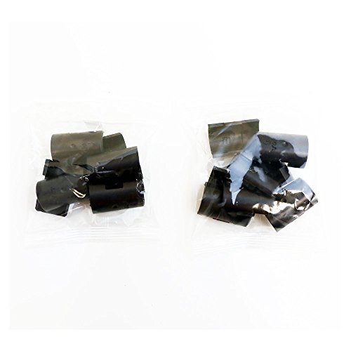 Apollo Hardware Shelf Clips/Split Sleeves, Black, 2 Pack / 8 Pair (1" Diameter Post Size) #TOP2