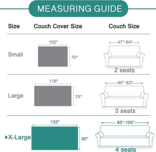 Rose Home Fashion Geometrical Sofa Cover, Couch Cover, Couch Covers For 3 Cushion Couch, Couch Covers For Sofa, Sofa Covers For Living Room, Couch Covers For Dogs, Couch Protector(X-Large:yellow) #TOP1