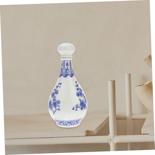 Bouteille à vin décorative en céramique pour repas convivial - 6