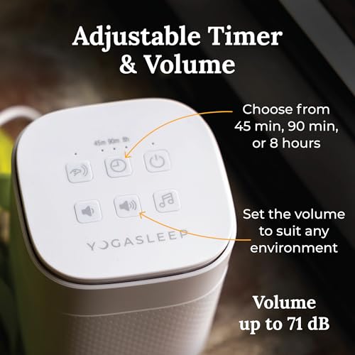 Yogasleep Pawzz White Noise Machine for Dogs, Home & All Pets. with Integrated Bark Sensor, 6 Automatic Relaxing Natural Sounds, Help Keep Pets Calm, Anti-Barking with Training, Noise Canceling